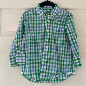 2T crew cuts button down